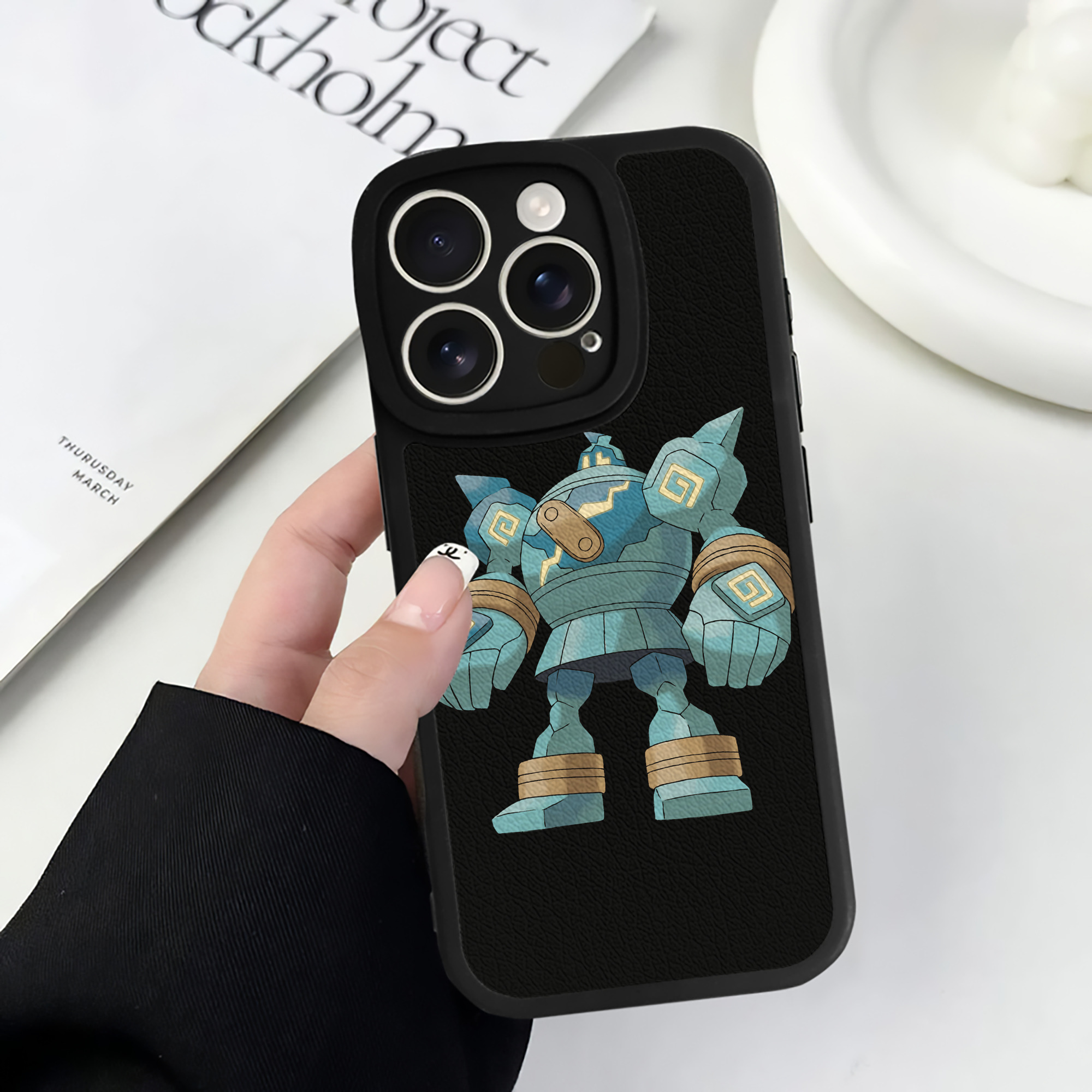 （画像用） ポケットモンスター Pokémon 【iPhone 16シリーズ対応】シリコンスマホケース（レザー調） 材質：シリコン